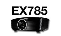 Projecteurs Optoma EX785 de la gamme ProScene en installation dans une banque