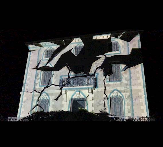 Projection Monumentale sur la Mairie de Saint Georges d’Orques