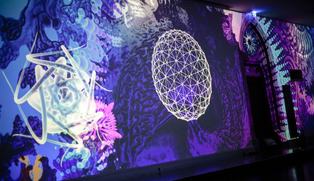 Mapping à 360° dans le Chœur Inférieur des Dominicains de Guebwiller