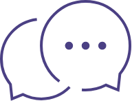 Contact speech bubble icon